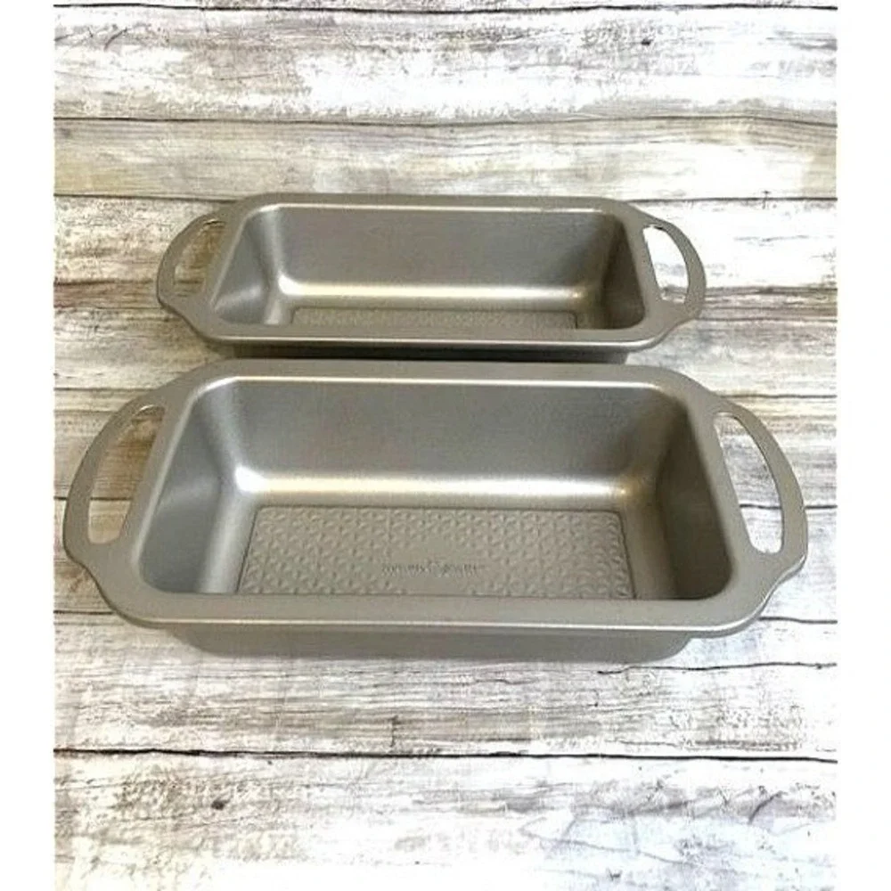 Nordic Ware Natural Aluminum Commercial Loaf Pan Set of Two